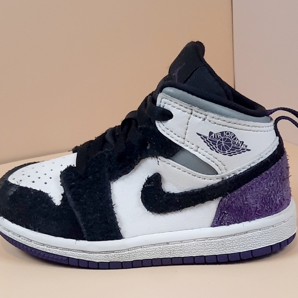 Jordan 1 Mid SE Purple (TD) - Picture 2 of 5